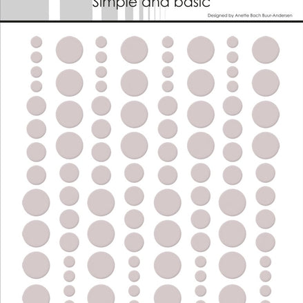 Enamel Dots SBA008 'Baileys Brown' - SIMPLE AND BASIC