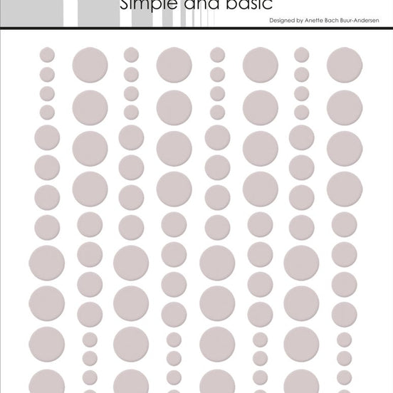 Enamel Dots SBA008 'Baileys Brown' - SIMPLE AND BASIC