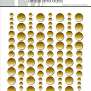 Enamel Dots 'Metallic Gold Matte' - SBA028 - SIMPLE AND BASIC