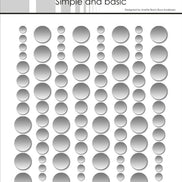 Enamel Dots 'Metallic Silver Matte' - SBA029 - SIMPLE AND BASIC