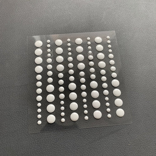 Enamel Dots SBA001 'Soft White' -  SIMPLE AND BASIC