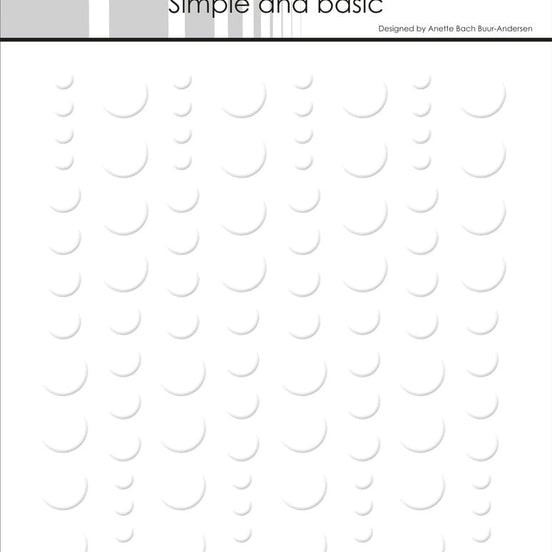 Enamel Dots SBA001 'Soft White' -  SIMPLE AND BASIC
