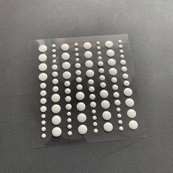 Enamel Dots SBA001 'Soft White' -  SIMPLE AND BASIC