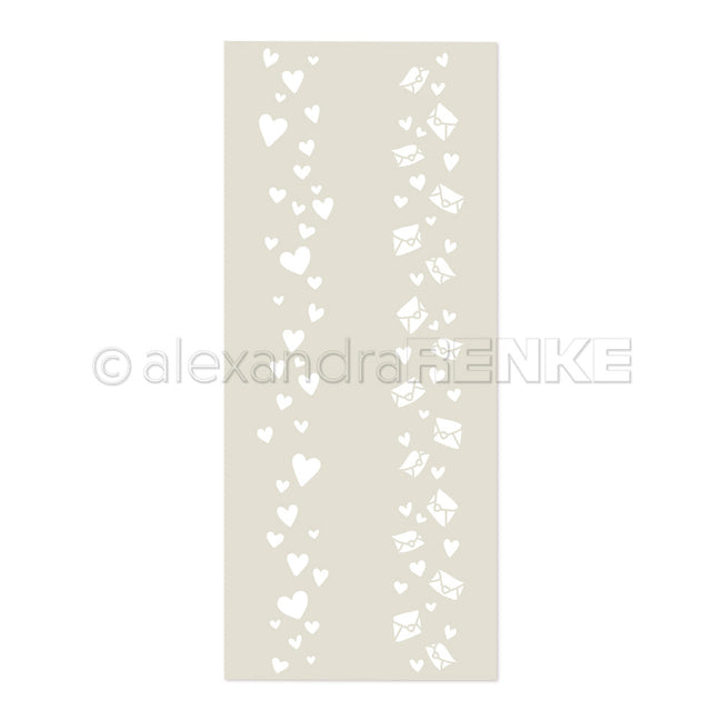 Stencil 'Heart Stripes'- ST-AR-Mu0101- A.RENKE