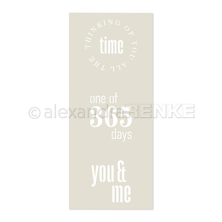 Stencil 'One of 365 days'- ST-AR-Ty0021- A.RENKE