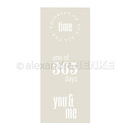 Stencil 'One of 365 days'- ST-AR-Ty0021- A.RENKE