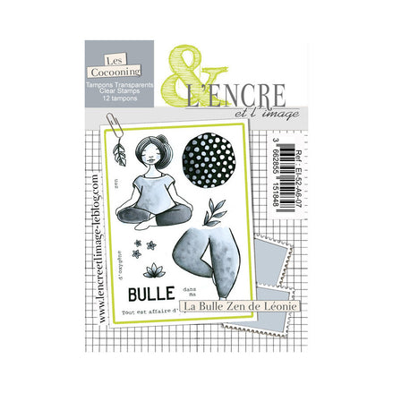 Clear stamp set - La Bulle Zen de Leonie -EI-52-A6-07 - L'Encre et l'Image