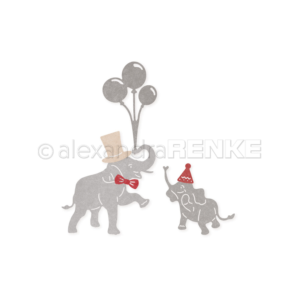 'Elephant party' die set - D-AR-TI0028 - A.RENKE