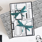 Die set 'Layered dragonfly ' -D-AR-Ti0085 - A.RENKE 