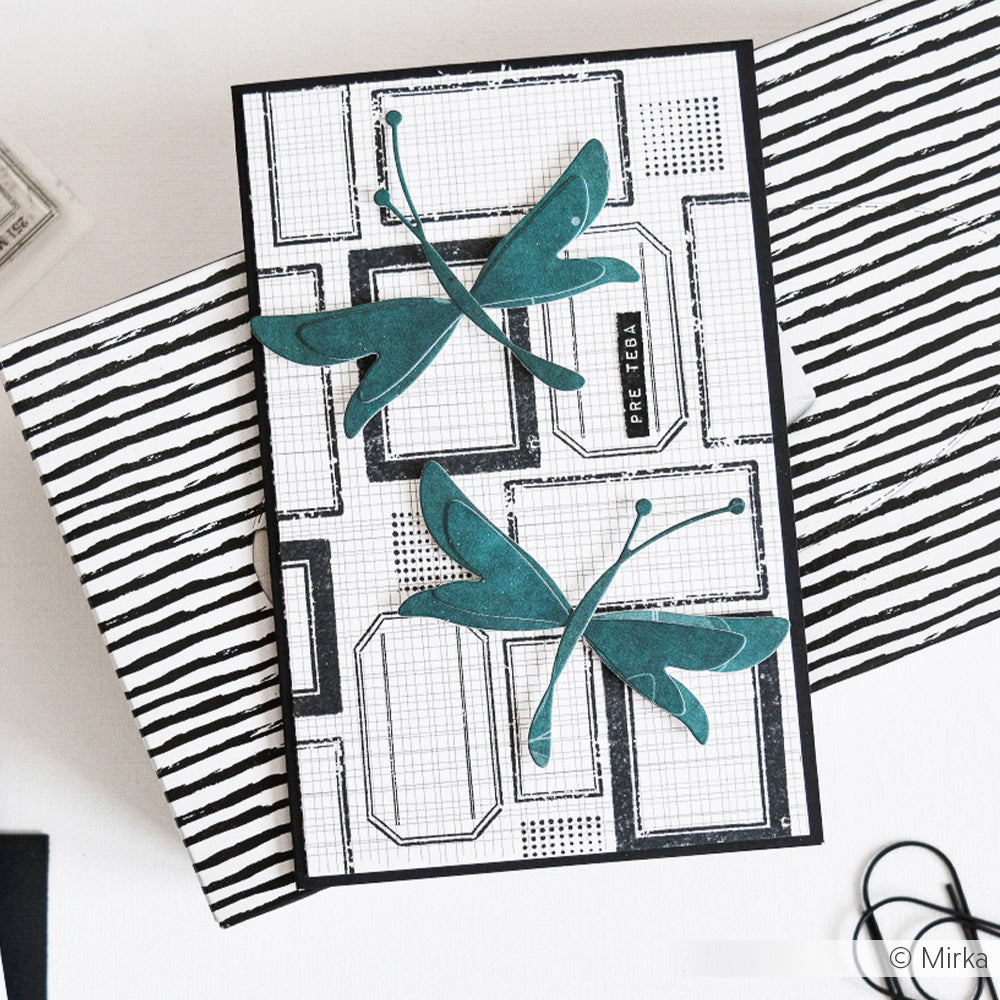 Die set 'Layered dragonfly ' -D-AR-Ti0085 - A.RENKE 