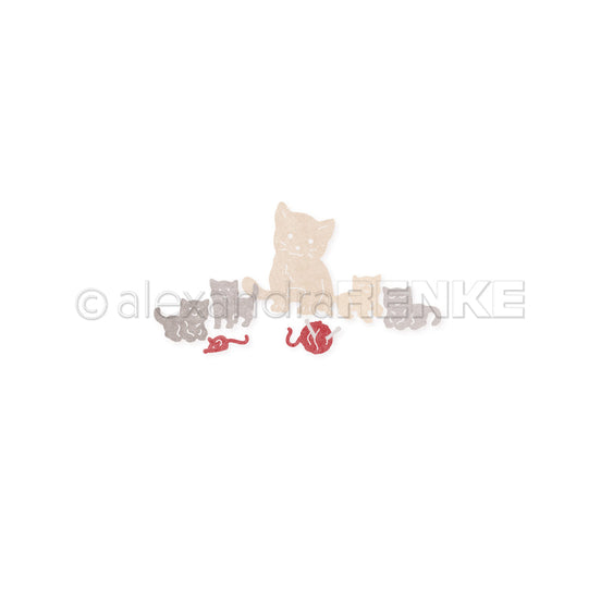 'Cat family' die set - D-AR-TI0130 - A.RENKE
