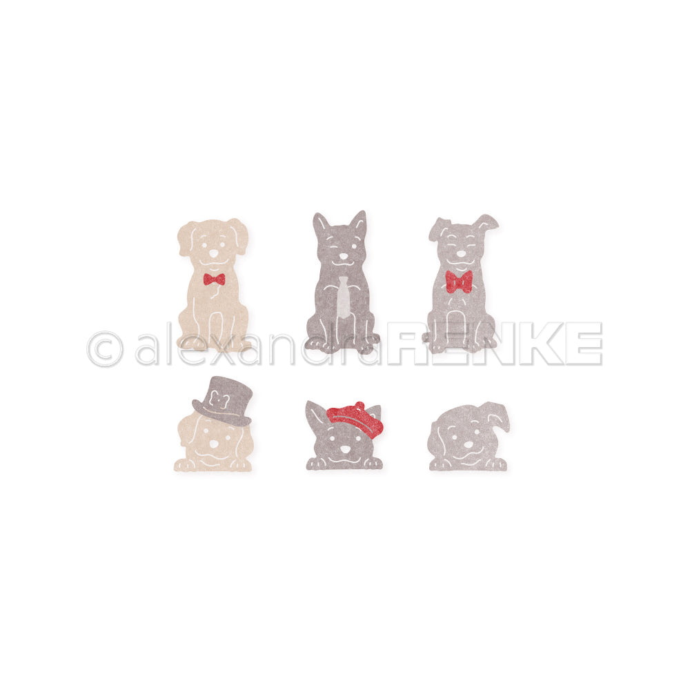 'Fancy dogs' die set - D-AR-TI0133 - A.RENKE