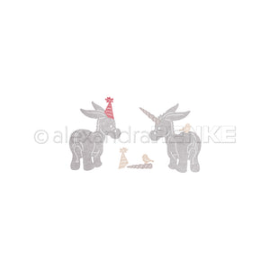 Set Fustelle 'Cuddly donkey with dream' -D-AR-Ti0147 - A.RENKE
