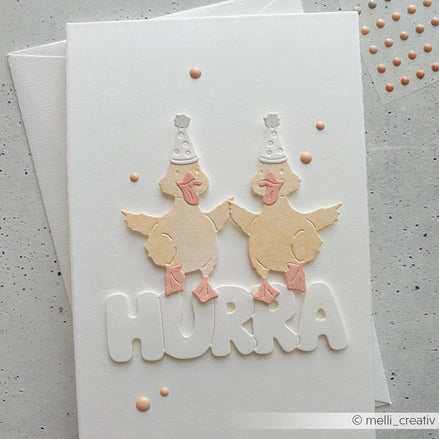 Set Fustelle 'Enthusiastic Ducklings -D-AR-Ti0148 - A.RENKE