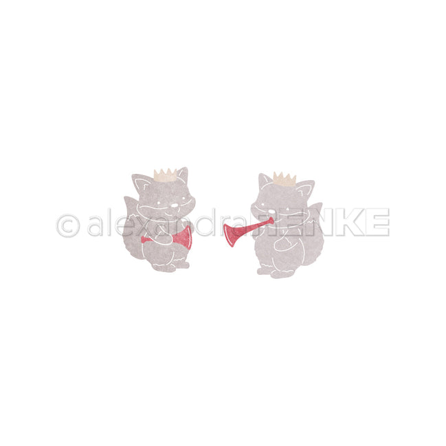Set Fustelle 'Fluffy Fox' -D-AR-Ti0153 - A.RENKE
