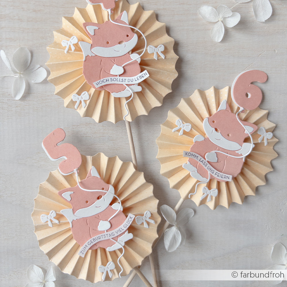 Set Fustelle 'Fluffy Fox' -D-AR-Ti0153 - A.RENKE