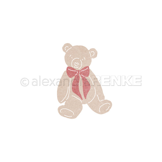 D-AR-Ti0161 Set Fustella 'Heartfelt Bear' - A.RENKE