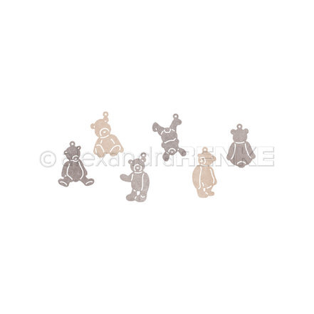 D-AR-Ti0162 'Little Bear Pendants' Die Set - A.RENKE