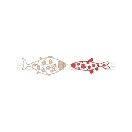 Stanze 'Zwei blumige Fische'