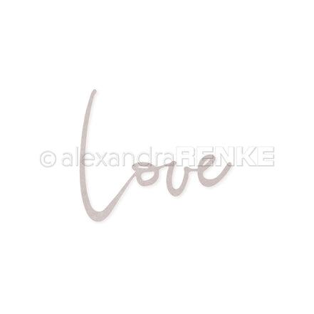 "Love brush" die - D-AR-Ty0109 - A.RENKE 