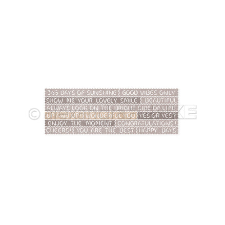 Die set "Word stripes - D-AR-Ty0162 - A.RENKE