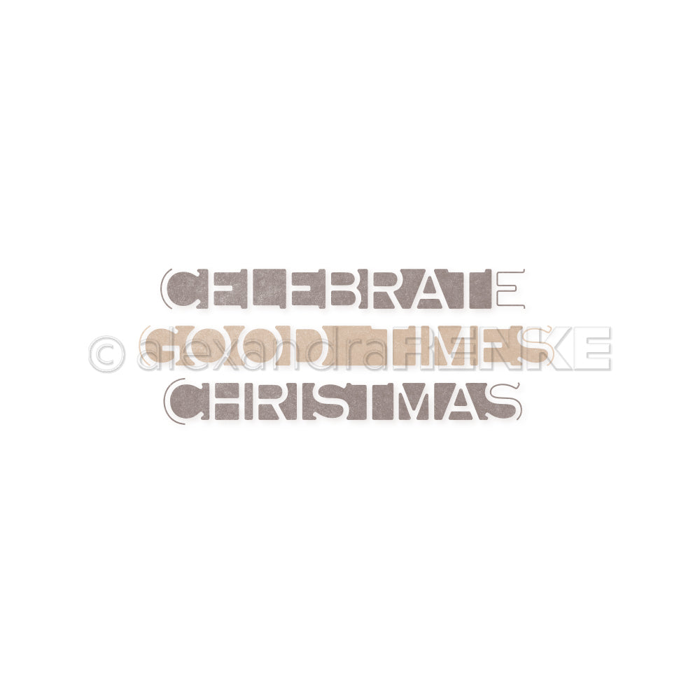 Die Set 'Word Set Celebrate' - D-AR-Ty0167 - A.RENKE 