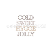 Set Fustella ' Word Set Jolly '- D-AR-Ty0171 - A.RENKE