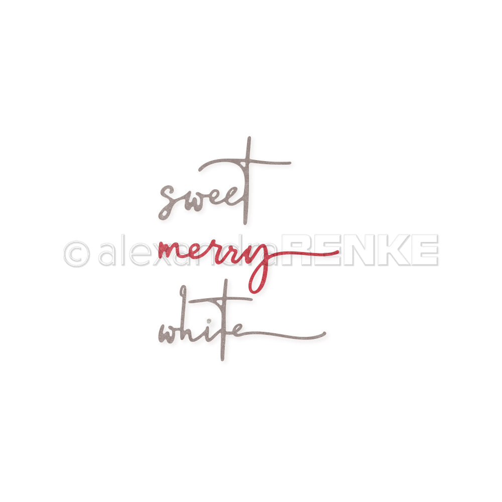 D-AR-Ty0182 Set Fustelle ' Word Set Sweet  ' - A.RENKE