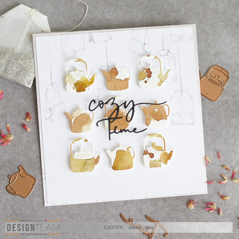 Set Fustelle ' Word Set Cozy  '- D-AR-Ty0183 - A.RENKE