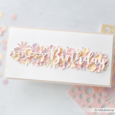 D-AR-TY0293 Set fustelle 'Schriften-Duo Happy Birthday' - A.RENKE