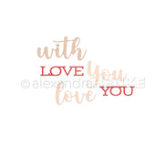 Die set 'Schriften-Duo Love You' - D-AR-TY0295 - A.RENKE