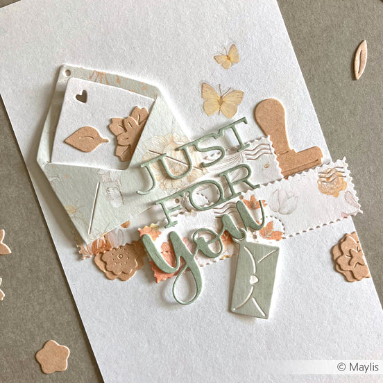 Die set 'Schriften-Duo Just for you' - D-AR-TY0299 - A.RENKE