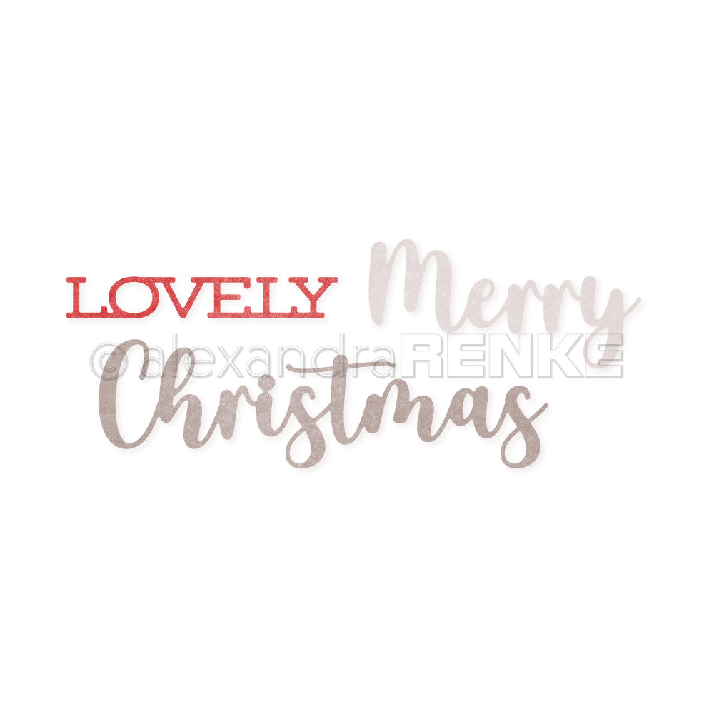 D-AR-Ty0310 Die set "Font duo Merry Christmas" - A.RENKE