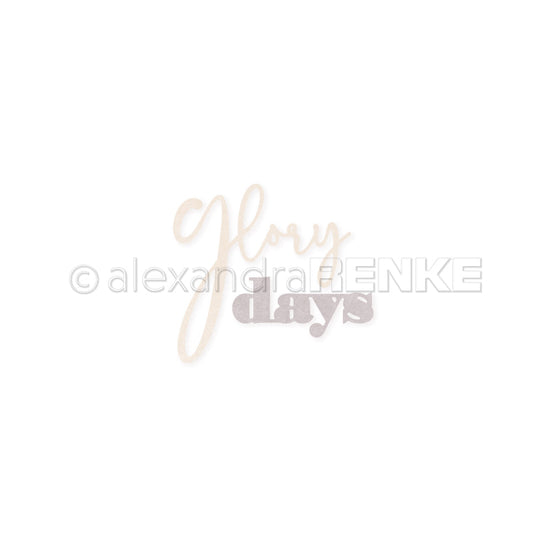 Set Fustelle "Word set glory days"- D-AR-Ty0320 - A.RENKE