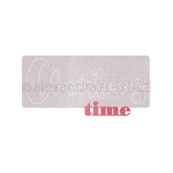 Set Fustelle "Word set -Christmas time "negativo- D-AR-Ty0334 - A.RENKE