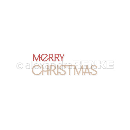Die Set "Word set Merry Christmas" - D-AR-Ty0341 - A.RENKE