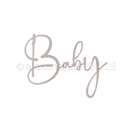 D-AR-Ty0365 Fustella 'Lively Typography Baby' - A.RENKE