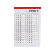 W.AR-K-002 BIADESIVO Cuscinetti adesivi 6,35 x 6,35 x 2 mm A.RENKE