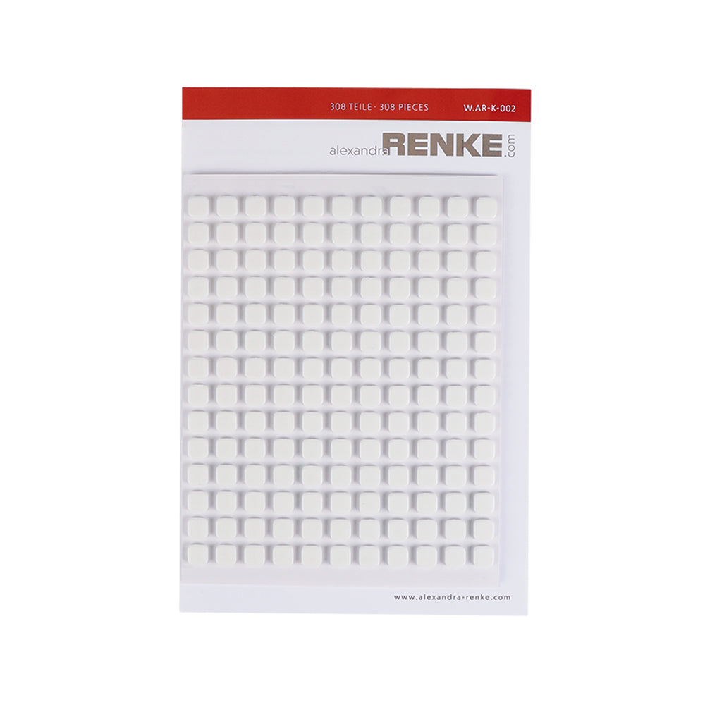 W.AR-K-002 BIADESIVO Cuscinetti adesivi 6,35 x 6,35 x 2 mm A.RENKE