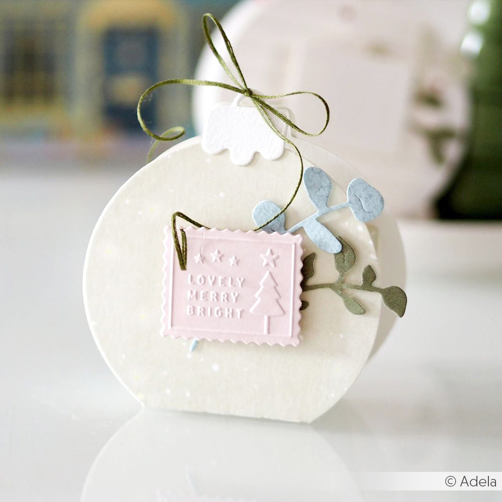 CE-AR-W0002 Cut &amp; Emboss Folder 'X-mas Wishes' - A.RENKE