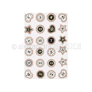 CE-AR-W0007 Cut & Emboss Folder 'Number labels 1-24' - A.RENKE