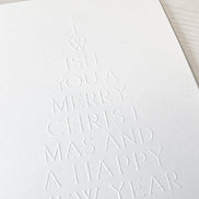 EF-AR-W0007 Embossing Folder 'Typo Fir Merry Christmas'- A.RENKE