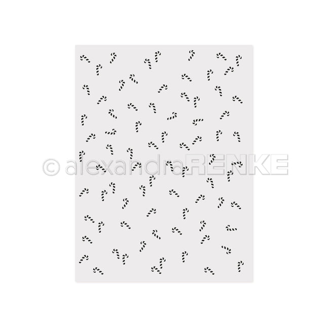 EF-AR-W0011 Embossing Folder 'Candy cane bustle' - A.RENKE