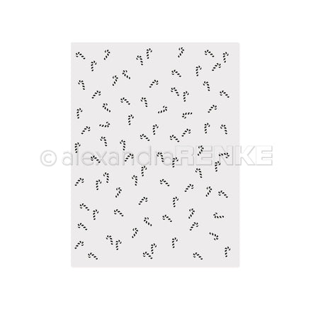 EF-AR-W0011 Embossing Folder 'Candy cane bustle' - A.RENKE