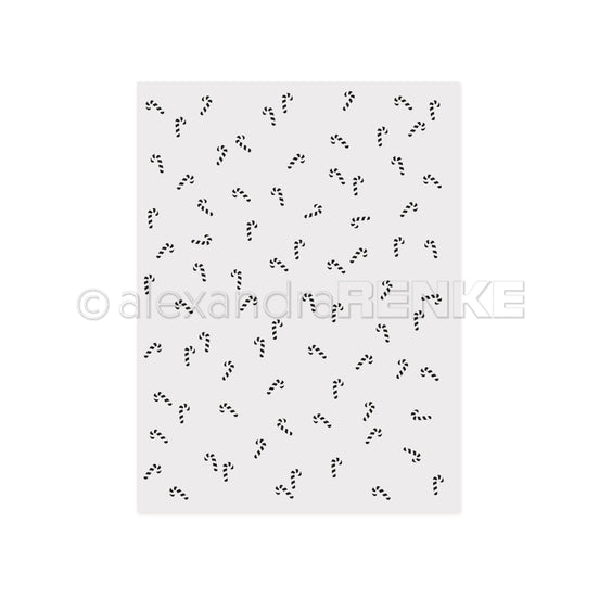 EF-AR-W0011 Embossing Folder 'Candy cane bustle'- A.RENKE