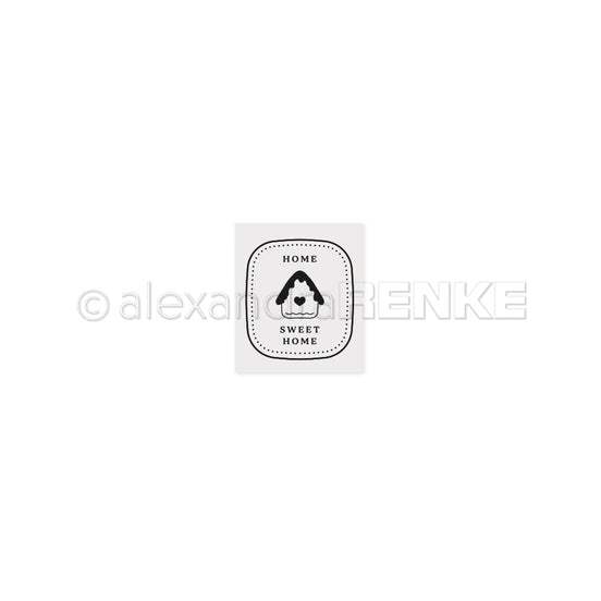 EF-AR-W0015 Embossing Folder 'Home Sweet Home' - A.RENKE