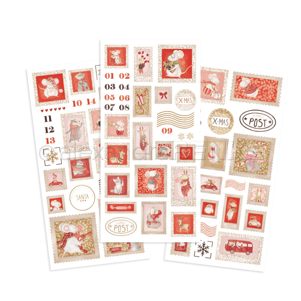 RO-AR-W0016 Rub-On 'Briefmarken-Zauber ' - A.RENKE