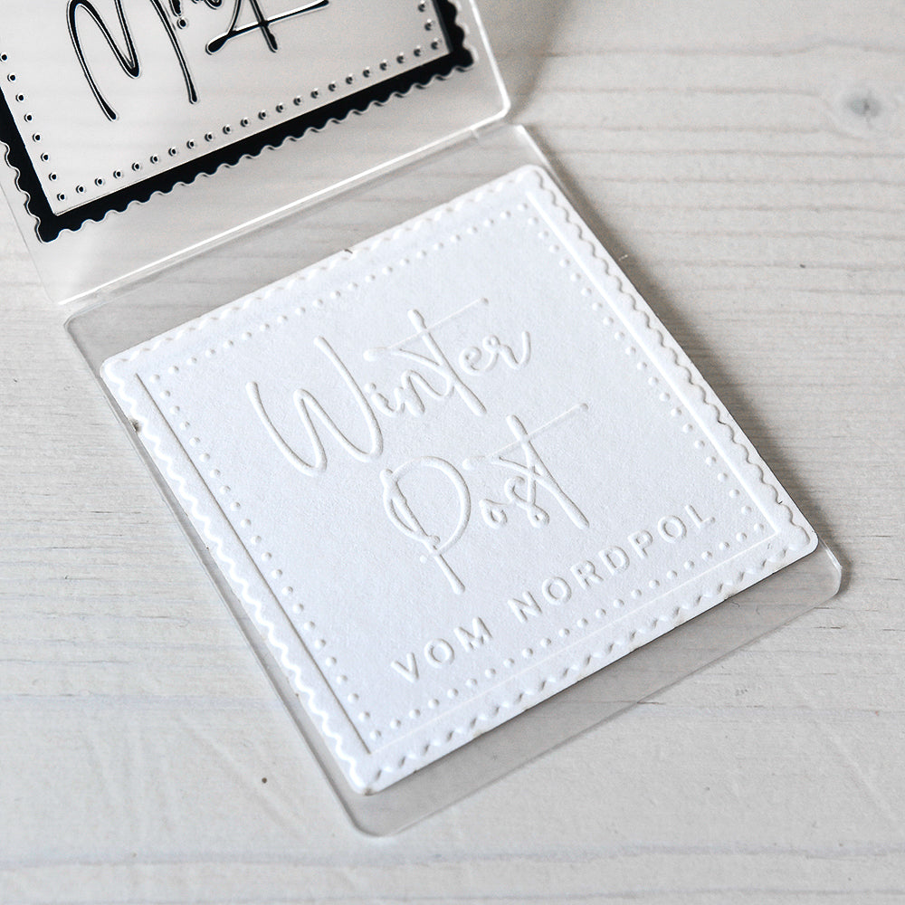 EF-AR-W0018 Embossing Folder 'Winterpost' - A.RENKE
