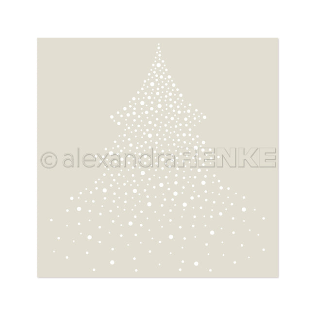 Stencil 'Dissolving fir tree'- ST-AR-W0020- A.RENKE