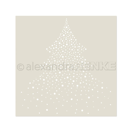 Stencil 'Dissolving fir tree'- ST-AR-W0020- A.RENKE